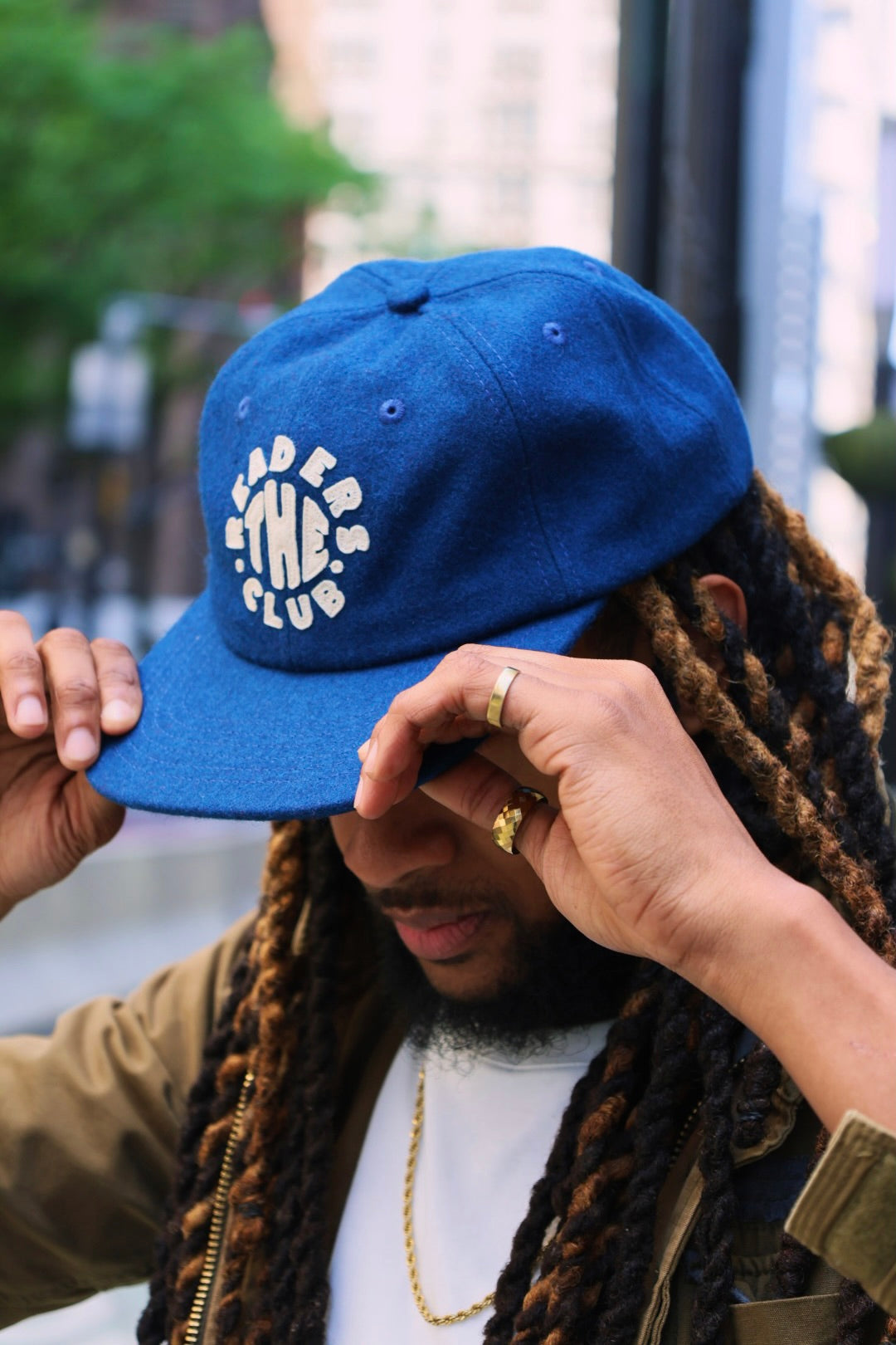 The Readers Club Classic Felt Cap - Blue